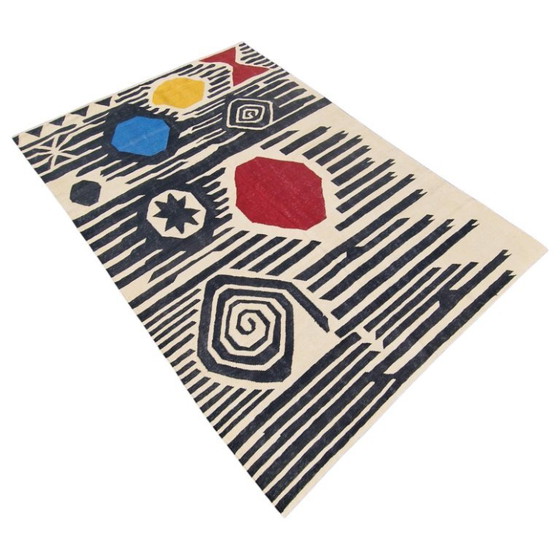 Calder Stars Over Mountains 1965 Handwoven Tapestry | Contemporary Textile Art (100 × 67 in) – Rugs & carpets (photo 8 of 9)