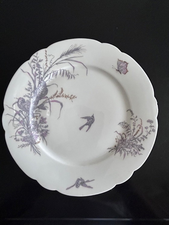 8 Porcelain Plates and Platter Ch. Pillivuyt & Cie – Crockery (photo 6 of 16)