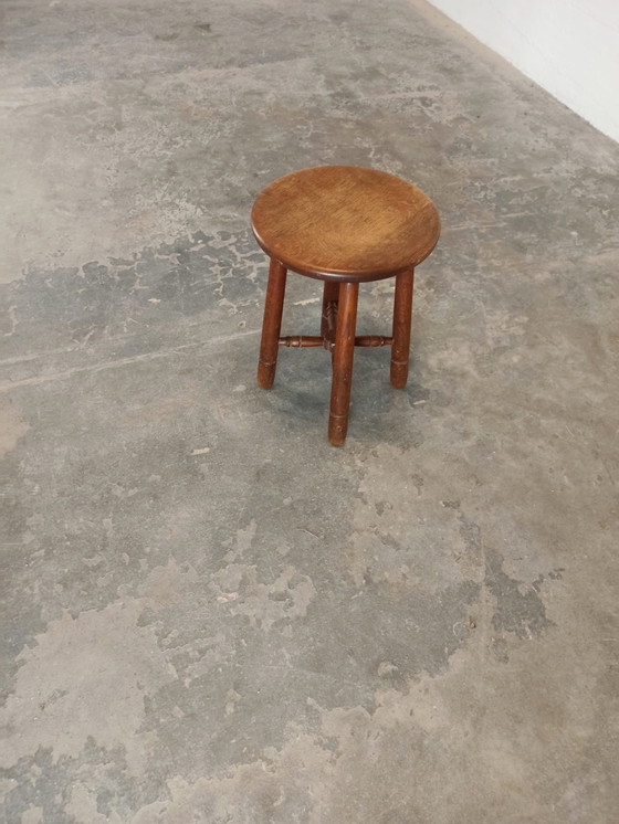 Image 1 of Vintage wooden stool 