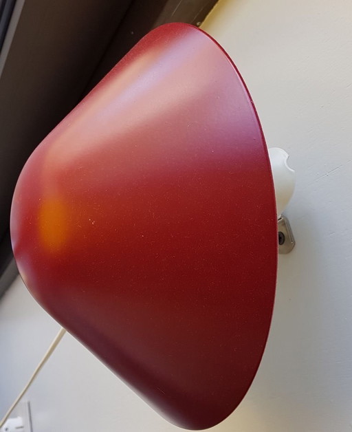 Danish Red Zeyfir Wall Lamp From Lyskaer