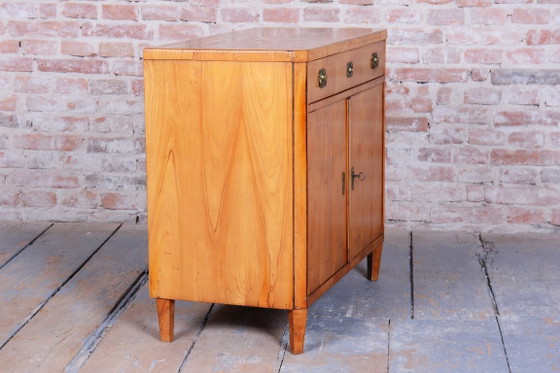 Cabinet Biedermeier restauré, merisier, épicéa, ébène, polonais, tchèque, années 1820 – Meubles de rangement (photo 6 of 16)