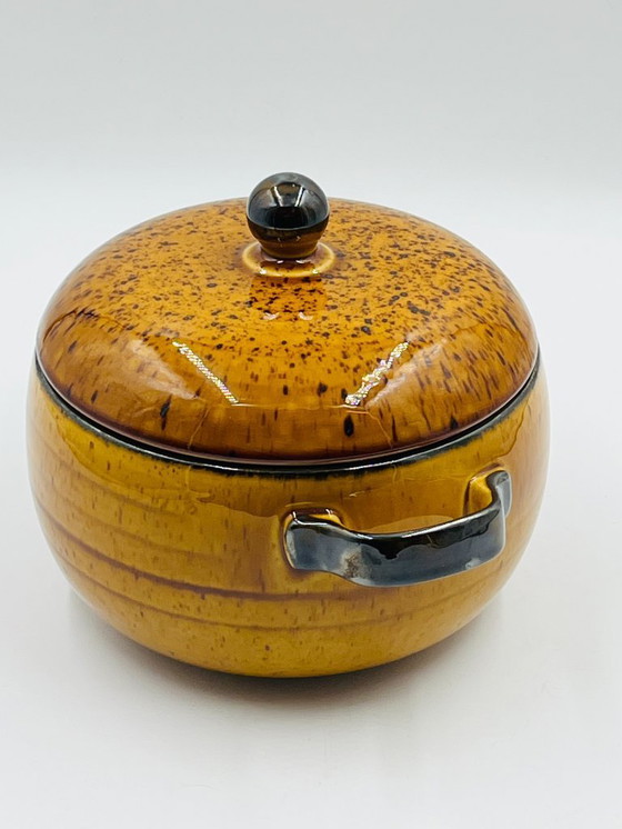 Image 1 of Boch La Louvière vintage keramische terrine met Palma-patroon