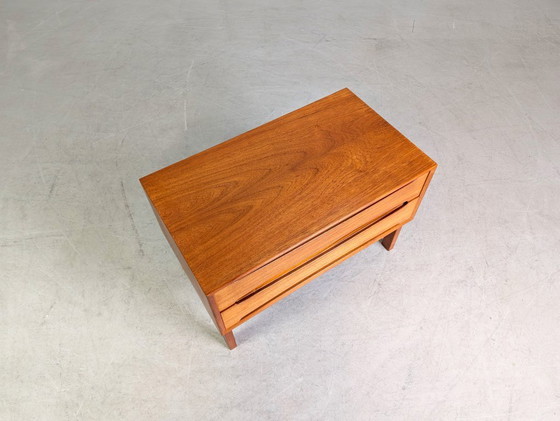 Image 1 of Original Arne Vodder Teak Kommode Midcentury Nachttisch Dyrlund