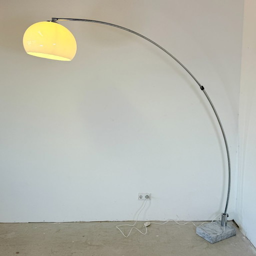 Space Age Arc Lamp – 70s – Sölken Leuchten / Reggiani Style – vloerlampen, Chrome