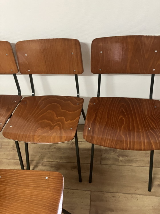Image 1 of 4 sedie scolastiche vintage Marko in ottime condizioni.