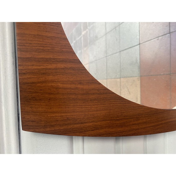 Image 1 of Vintage mirror in rosewood by Gianfranco Frattini, 1970s