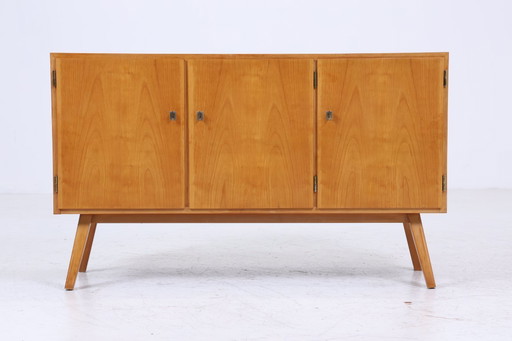Vintage Sideboard CFG Gabon | Mid Century Kommode aus Holz | 60er Jahre Anrichte Afrika Design | Okoumé Furnier Möbel #05-20