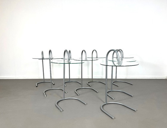 Image 1 of Postmoderne RY-Beistelltische von Tord Björklund für Ikea 1989