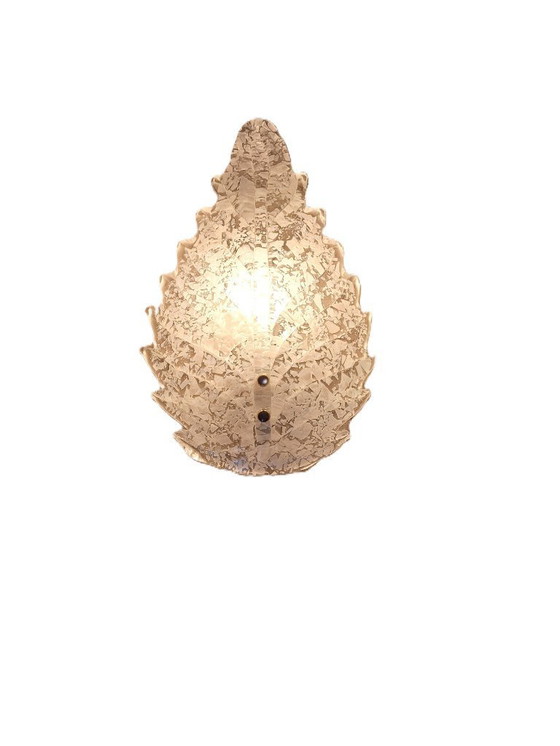 Image 1 of Conjunto de tres preciosas lámparas de pared de Murano (Barovier Toso)