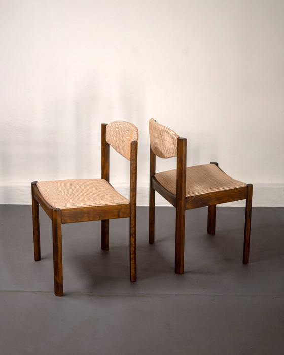 Image 1 of 4 x Scandinavian beech chairs, 1960s
