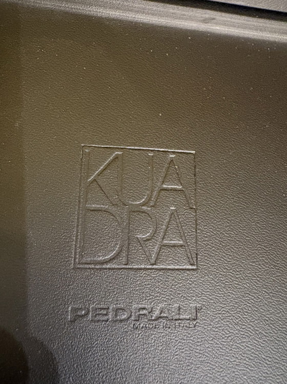 Image 1 of 4 x Pedrali Kuadra 1291 leer + staal