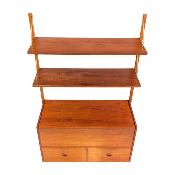 Image 1 of Original Midcentury Poul Cadovius wall shelf Royal Cado 1960 Teak3