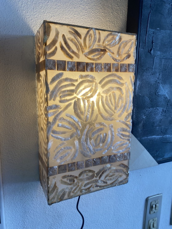Applique murale en coquille d'huître – Décoration unique faite à la main 🐚✨ – Appliques murales, Fiberglass (photo 6 of 7)