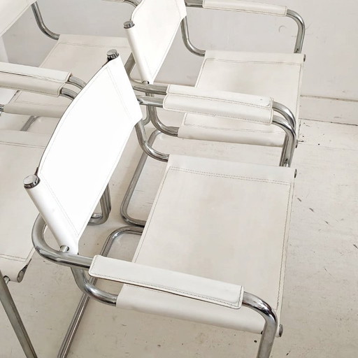 Breuer stoelen mart stam wit x4