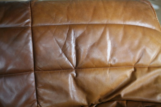Canapé Ligne Roset, van Michel Ducaroy, model Anais, 1981 – 2 zitsbanken, Leer (photo 24 of 31)