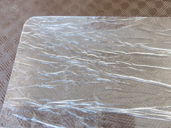 Image 1 of Groot dienblad "Roche Bobois" van plexiglas, altuglas en luciet, 1970