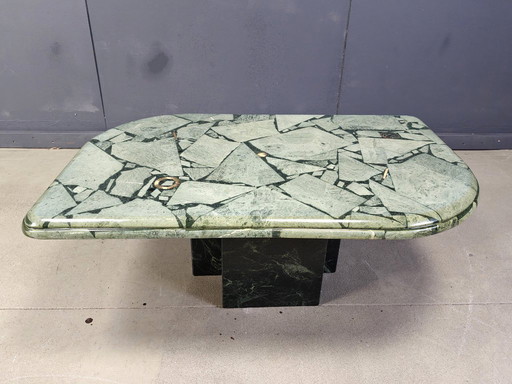 Table basse en marbre par Fedam, 1970