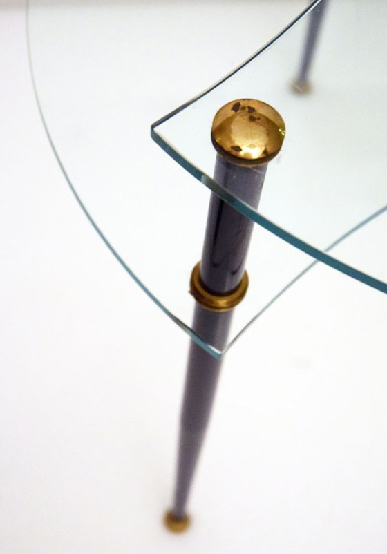 Image 1 of Edoardo Poli asymmetrical coffee table for Vitrex, 196