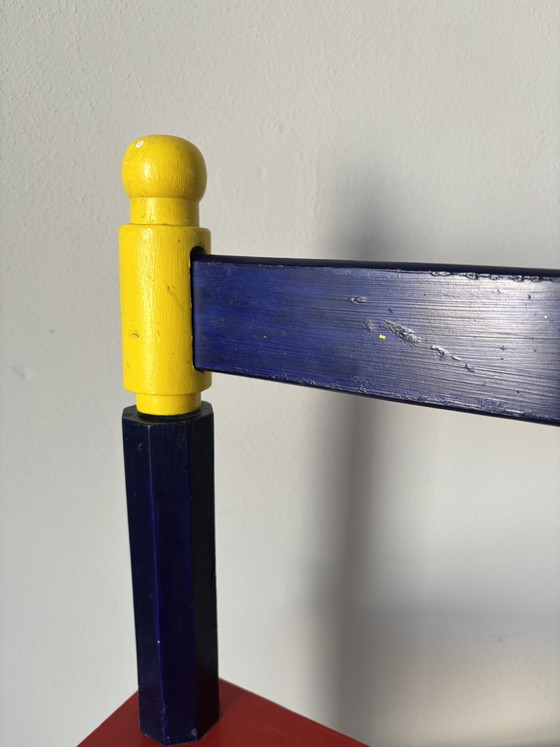 Image 1 of Pierre Sala Hochstuhl im Memphis-Stil