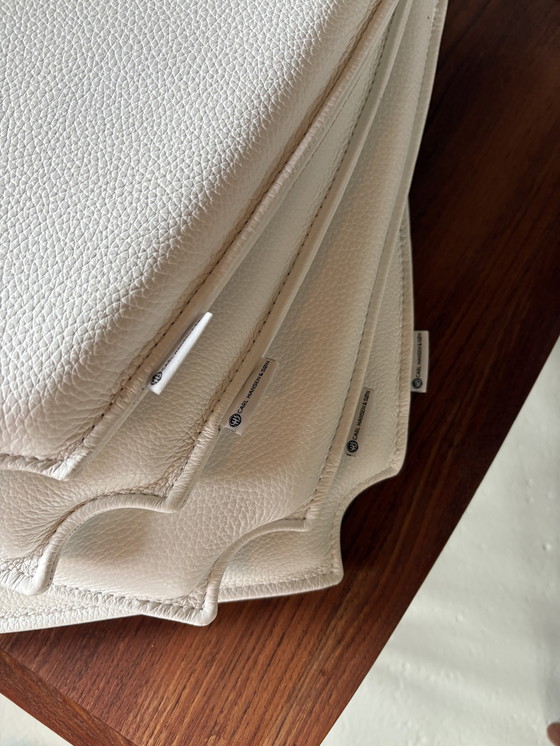 Image 1 of Carl Hansen Wishbone Chair leather seat cushions original