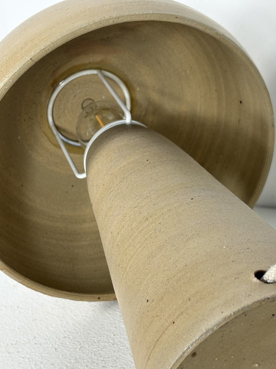 Image 1 of Vintage Ceramic Mushroom Table Lamp designed by Claire Horsten, Belgium