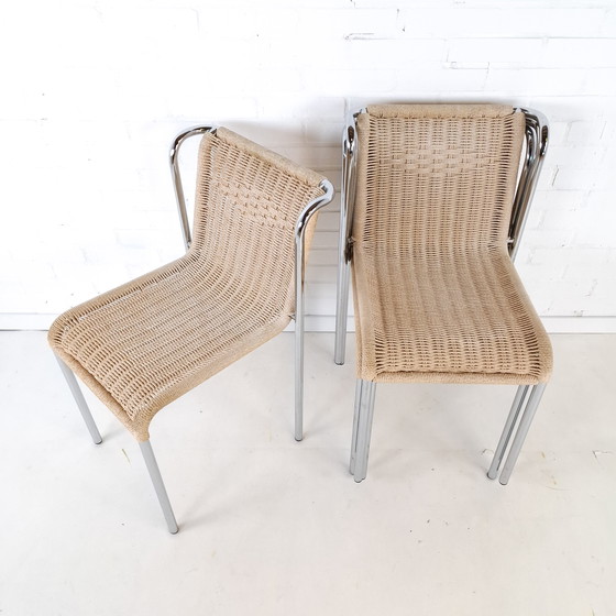 Image 1 of 4x vintage stoel Gabriele Mucchi S5 