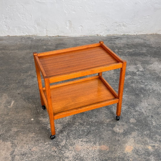 Image 1 of Danish Teak Bar Trolley, 1960