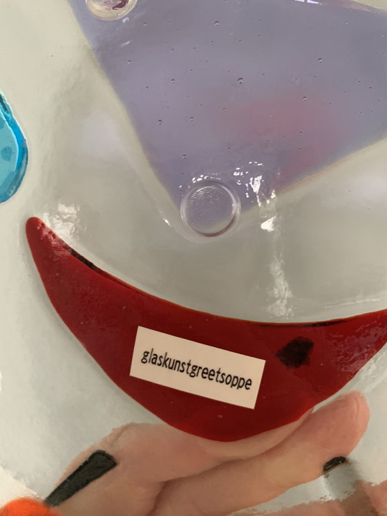 Image 1 of Glass design bowl glass art Greet Soppe Netherlands