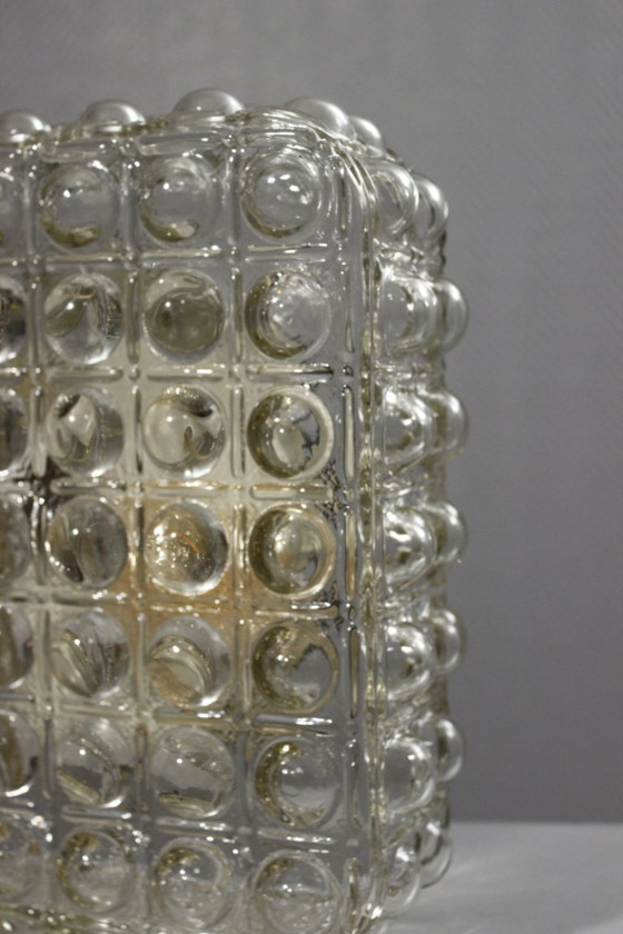 Image 1 of Vintage bubble wall light, molded glass, Limburg style, Helena Tynell, 1970s