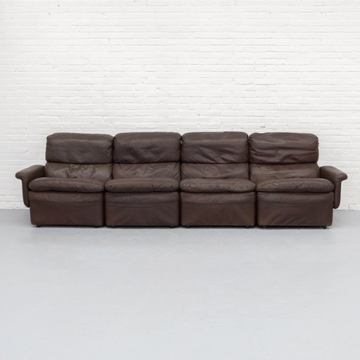 Sofá modular de cuero de los años 70