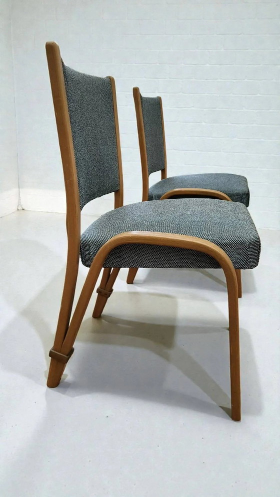 4 chaises Bow wood, édition Steiner, 1950 – Bode, Chaises de salle à manger (photo 3 of 11)