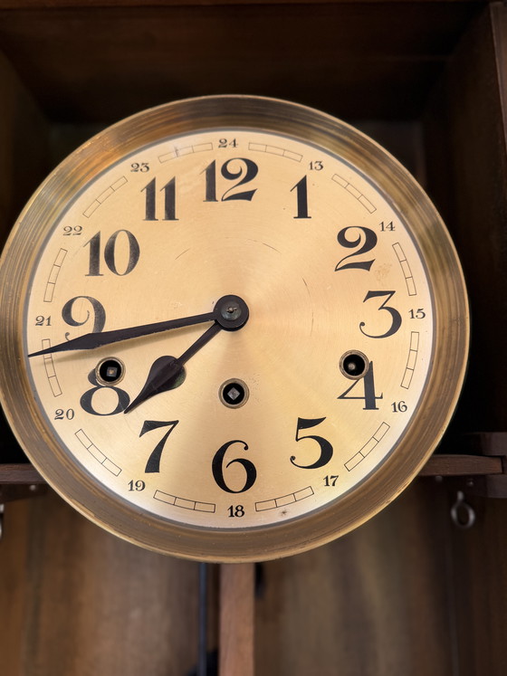 Image 1 of Antieke wandklok meerstemmig slagwerk uitmuntende conditie 