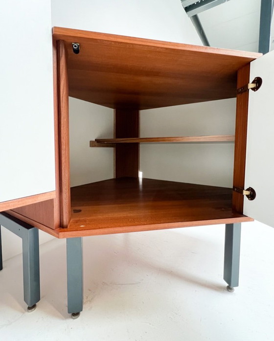 Image 1 of Sistema a parete vintage Simpla Lux a 2 pezzi, anni '60