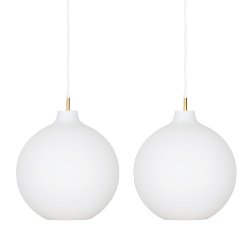 Pair of 2 Danish vintage lamps by Vilh. Wohlert, Louis Poulsen, 1950