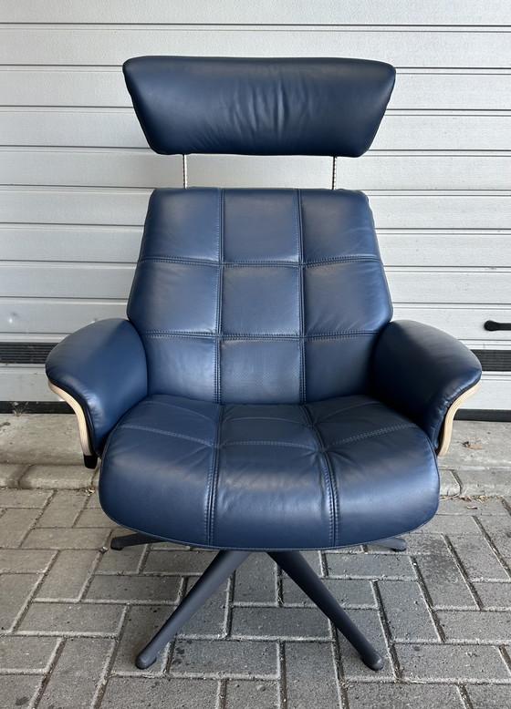 Flexlux Sense con otomana – Sillones, Wood, Leather (photo 3 of 11)