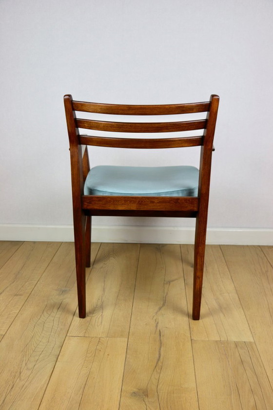 Image 1 of Vintage bureaustoel - zeeturkoois