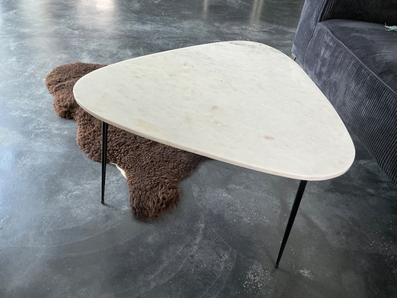 Image 1 of Marble coffee table side table.