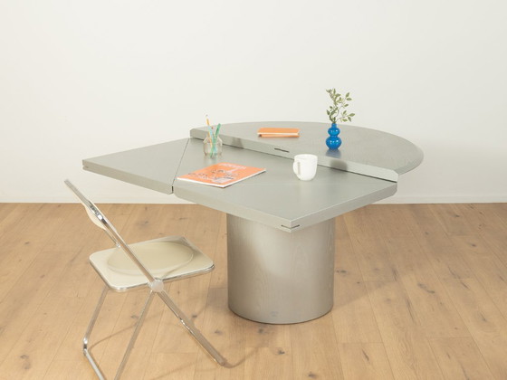 Quadrondo Dining Table, Erwin Nagel, Rosenthal, Silver – Wood (photo 7 of 17)