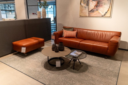Label Vandenberg - Santiago - 3 zitsbank + pouffe