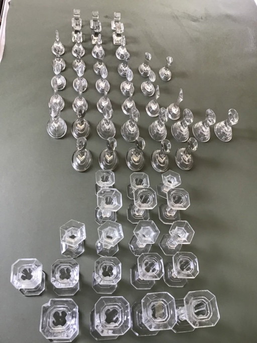 Unieke Set Antieke Persglazen Etalagematerialen (59-delig) – ca. 1920-1930