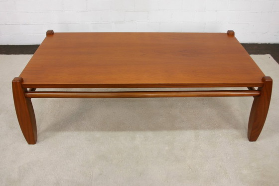 Image 1 of Top! Danish Vintage Teak Coffee Table / Mid - Century Coffee Table in the style of Sergio Rodrigues, Percival Lafer, excellent c
