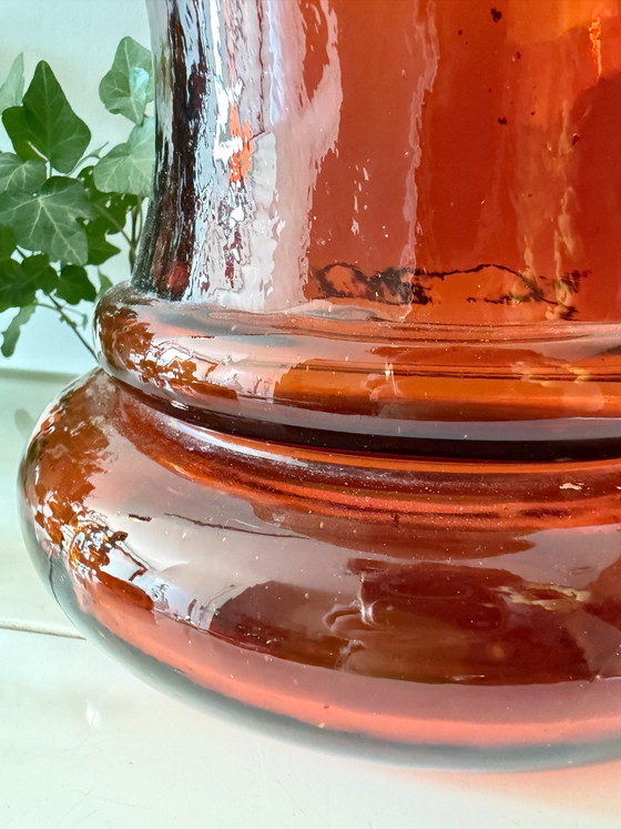 Vaso brutalista color ambra – Vasi, Vetro (photo 4 of 5)