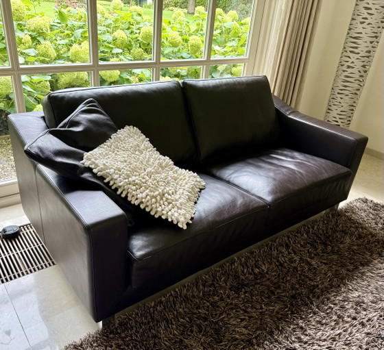 Leolux Antonia Sofa 3-seater and 2-seater – Couches, Leather, Metal (photo 4 of 5)