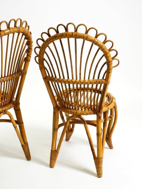 Image 1 of Dos preciosas sillas de bambú originales de Italia de los años 60