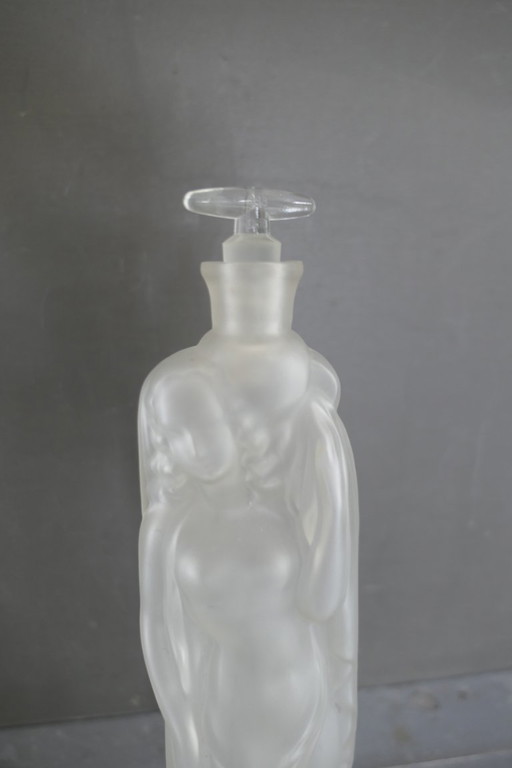 Bottiglia di liquore Art Nouveau &quot;Rebecca alla fonte&quot;