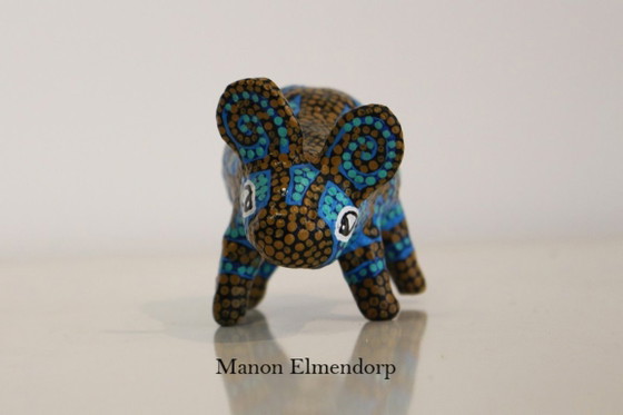 100% Handmade Fantasy Animal Figurine No 25, Sculpture, Other, Brown (photo 4 of 6)