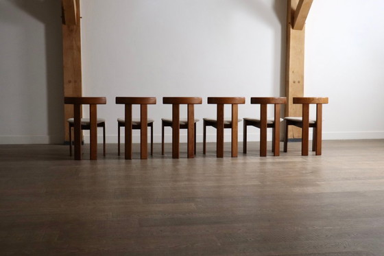 Image 1 of Set of 6 Dining Chairs by Luigi Vaghi for Former, Italy 1960s