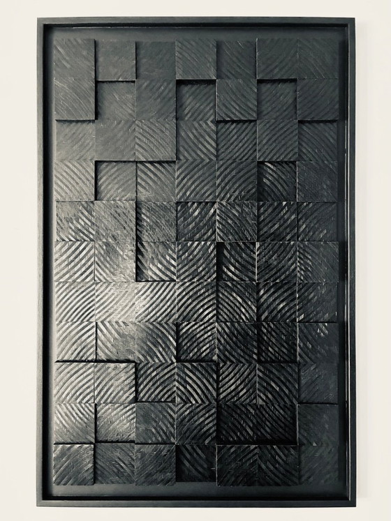 Image 1 of Dark Matter - Straw Marquetry