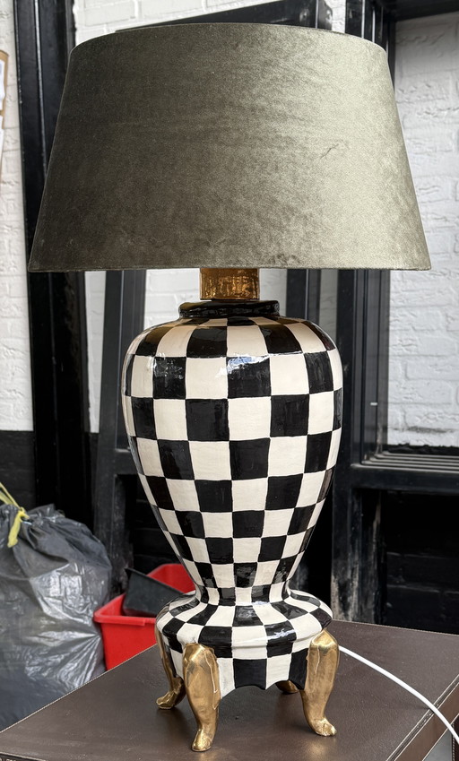 2 unique, handmade "Max Verstappen" lamps.
