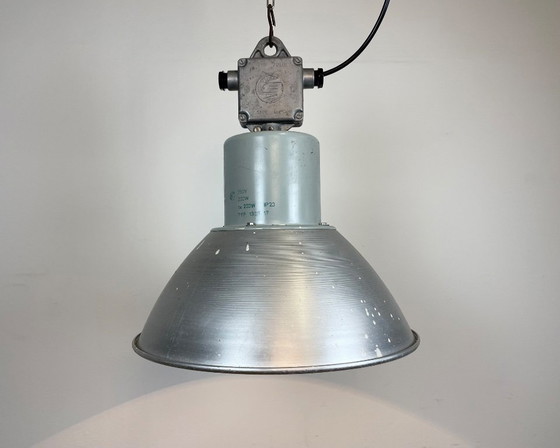 Image 1 of Industrial Aluminium Pendant Light from Elektrosvit, 1960s